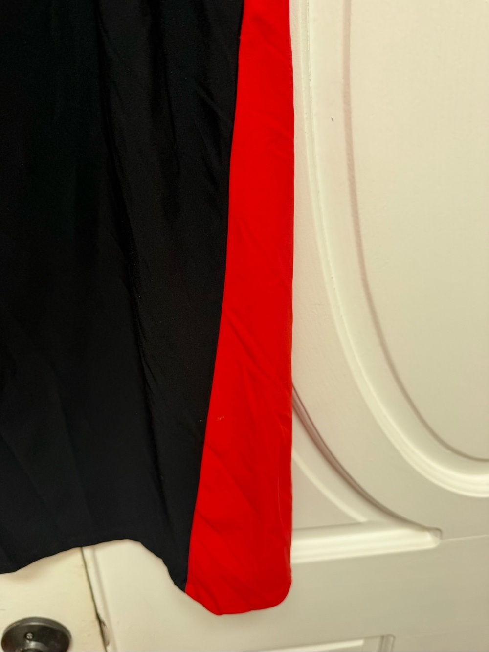 Tekbika M midi dress with Red & Patterned Side Panels - Picture 4 of 6